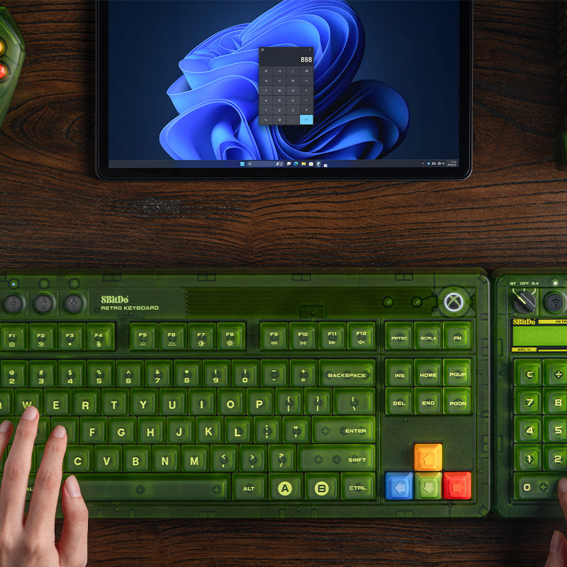 8BitDo Retro 18 Mechanical Numpad - Xbox Edition